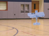 Smith Mini Plane in a hover